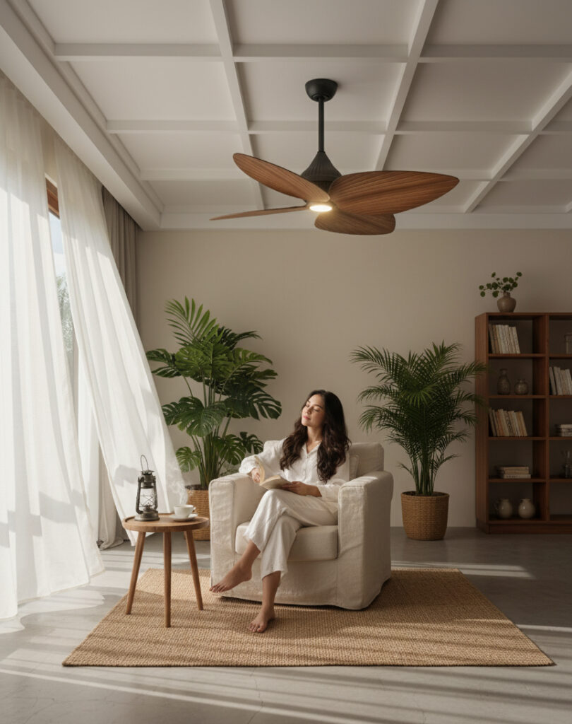 Thiết kế 4 cánh lá đẹp - Đèn led siêu sáng