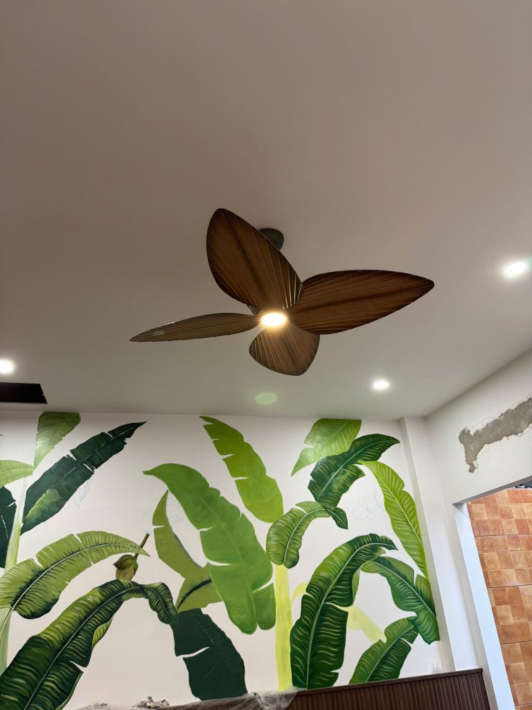 Quạt trần cánh lá Tropical 