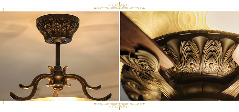 Quạt trần villa thiết kế đẳng cấp