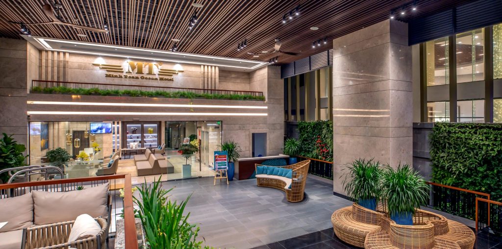 Sảnh Check-in cực đẹp và sang trọng