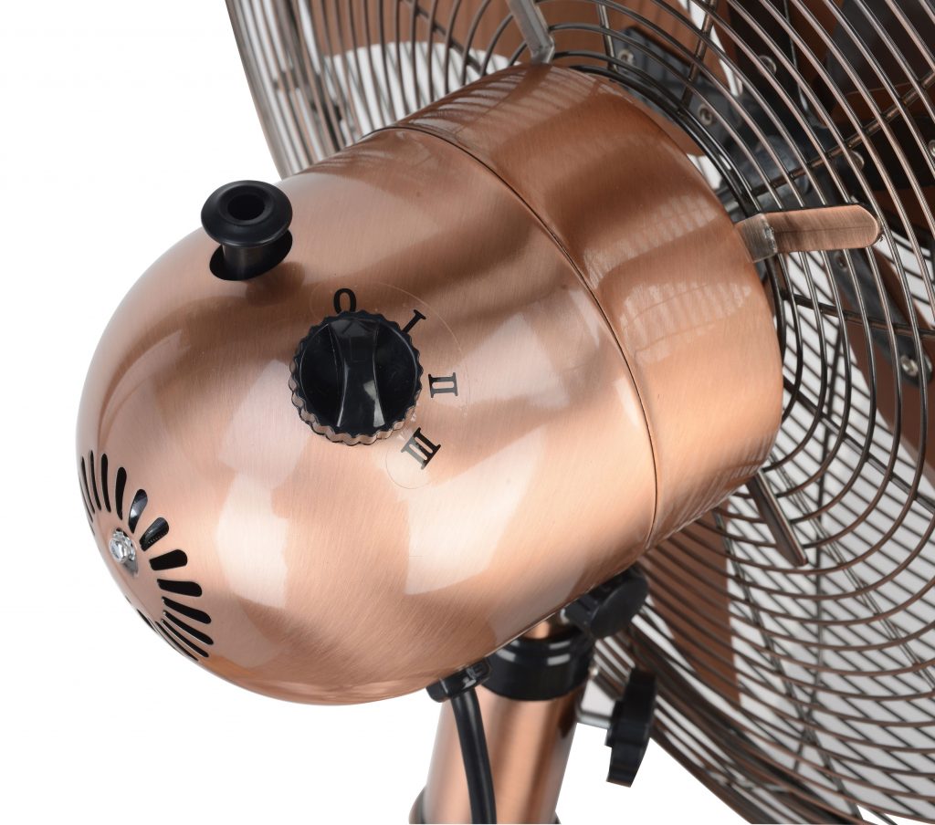 Quạt đứng màu đồng cổ 3 tốc độ gió rất mát
