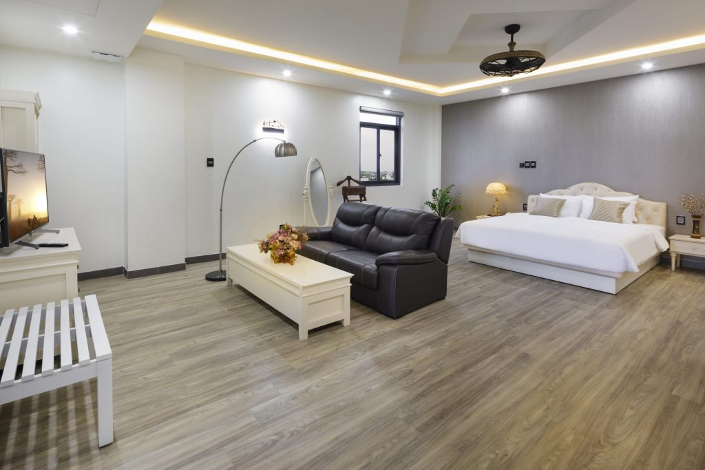 Quạt trần đèn phía trên giường nằm - Quạt ELIZA