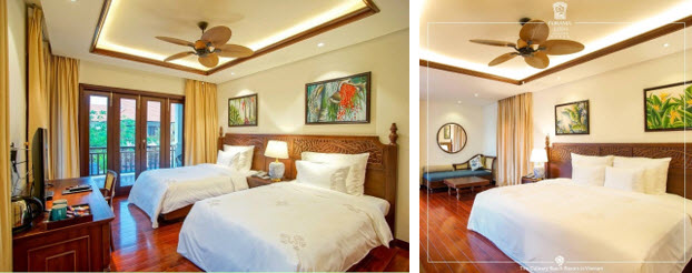 Quạt trần MR VŨ Casa lắp phòng khách căn Villa cao cấp