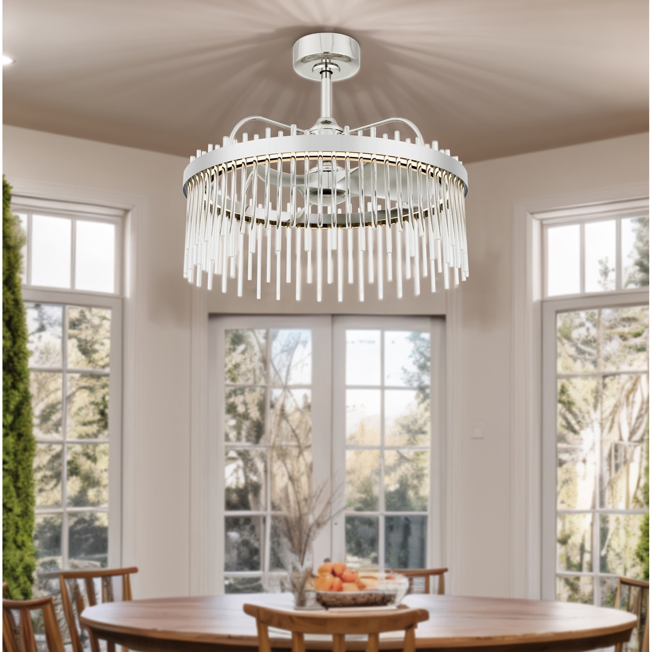 Chọn quạt trần phù hợp với diện tích phòng khách