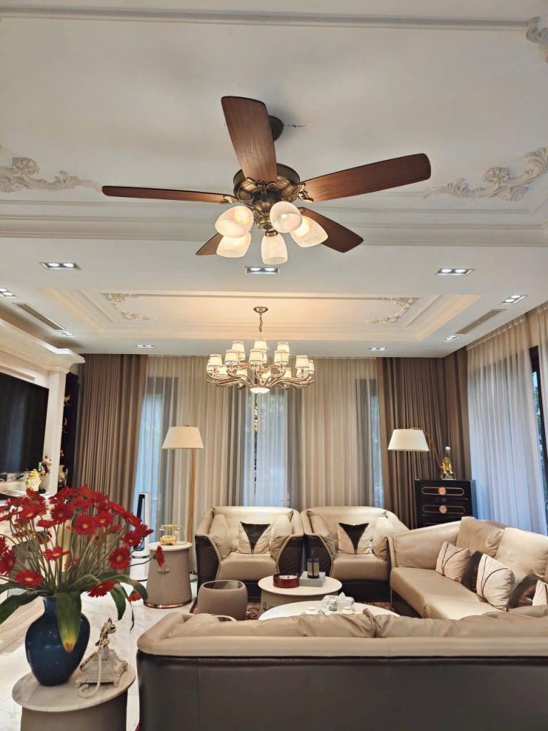 Lotus Plus - mẫu quạt trần đẹp phòng khách