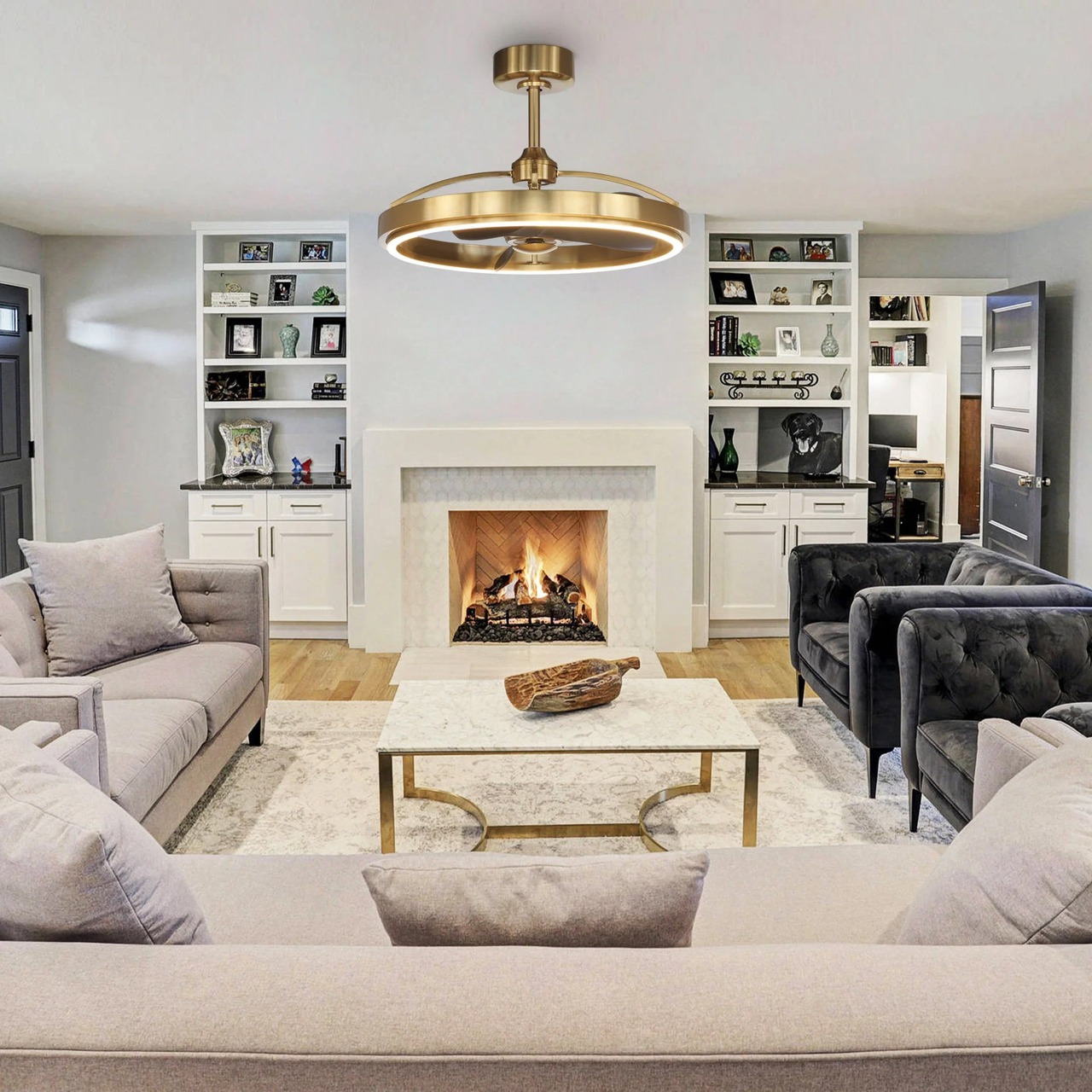 Quạt trần Mr.Vũ phù hợp cả phong cách nội thất hiện đại lẫn cổ điển