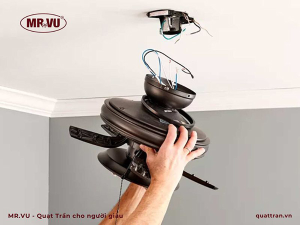 Lưu ý an toàn khi thực hiện theo sơ đồ đấu dây quạt trần