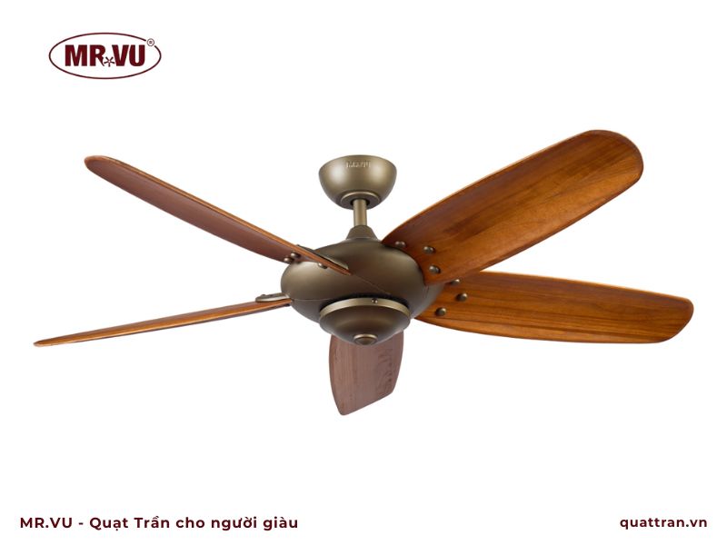 quạt trần phòng ngủ lưu thông không khí