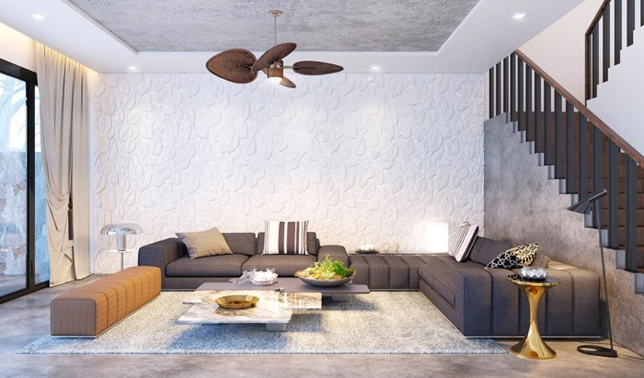 Tổng hợp các mẹo trang trí phòng khách nhà ống hay ho mà bạn không nên bỏ lỡ | Quạt Trần Đèn Trang Trí - Mr.Vũ