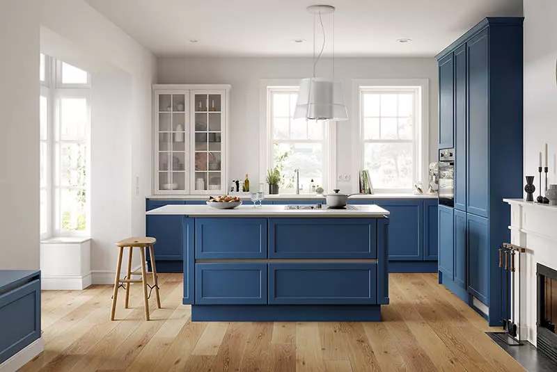 Tìm hiểu bí quyết thiết kế nội thất màu xanh dương