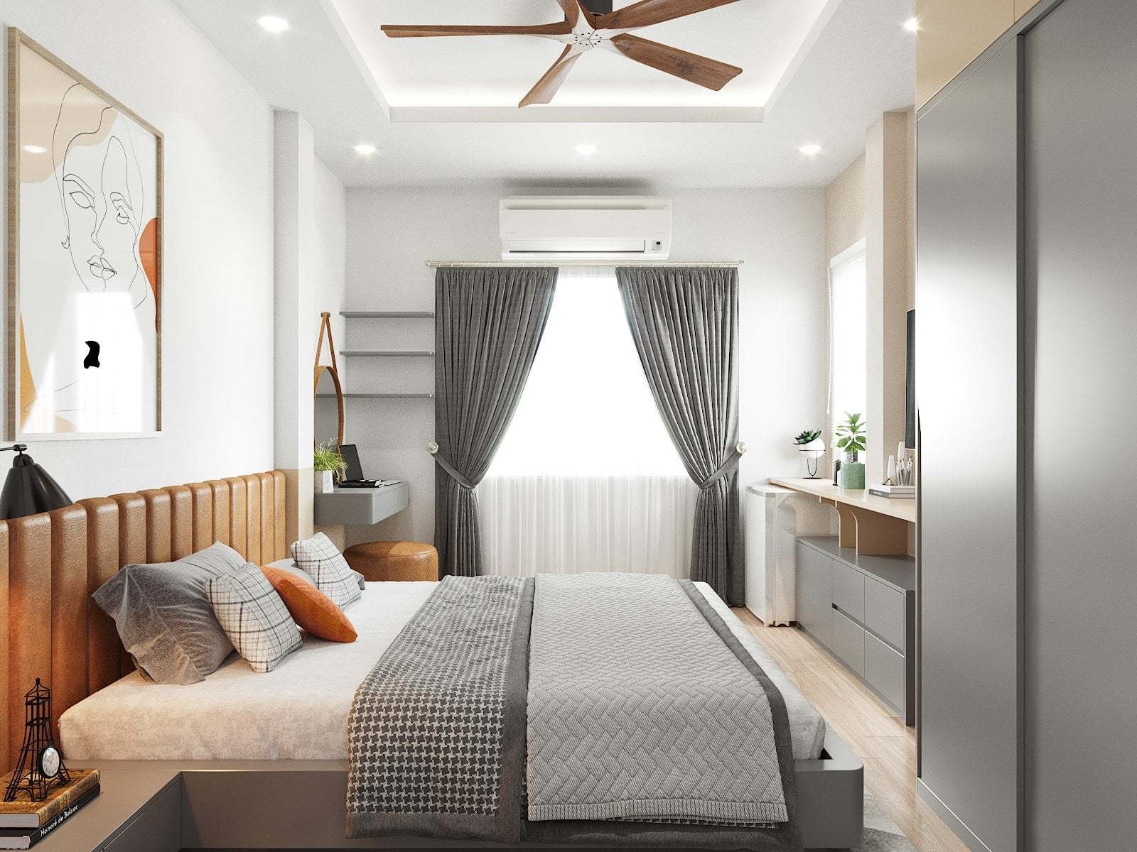 Có nên lắp quạt trần phòng ngủ? Bỏ túi 4 lưu ý này khi sắm quạt!
