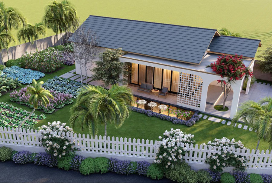 Top 35+ mẫu nhà vườn cấp 4 đẹp mãn nhãn không thể bỏ lỡ