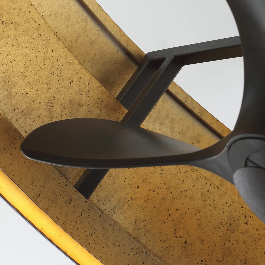 Mặt trong vòng led quạt Cage