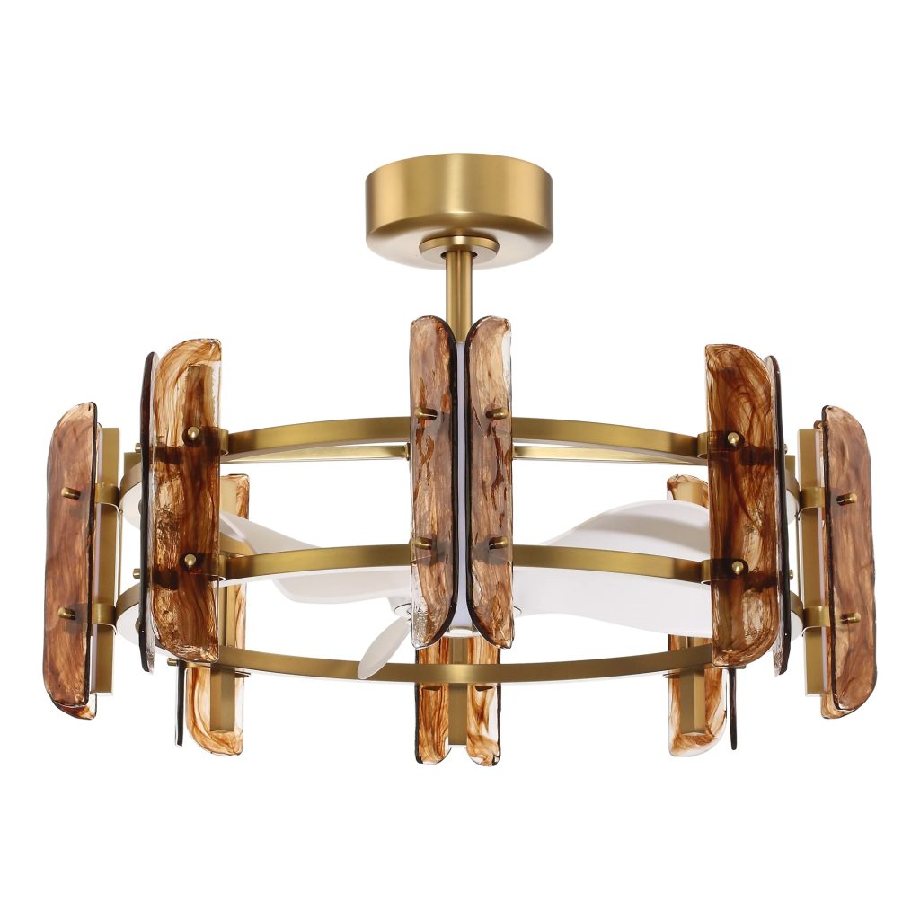 Quạt Glass khi không bật đèn