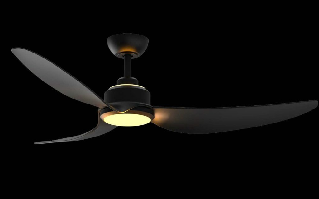 Quạt trần Hybird có đèn led hắt lên và chiếu sáng phía dưới