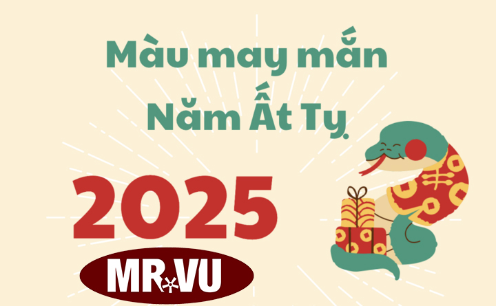 Màu sắc may mắn năm 2025