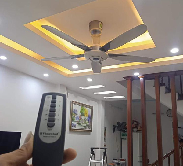 Quạt trần Vinawind 5 cánh tạo cảm giác thoải mái