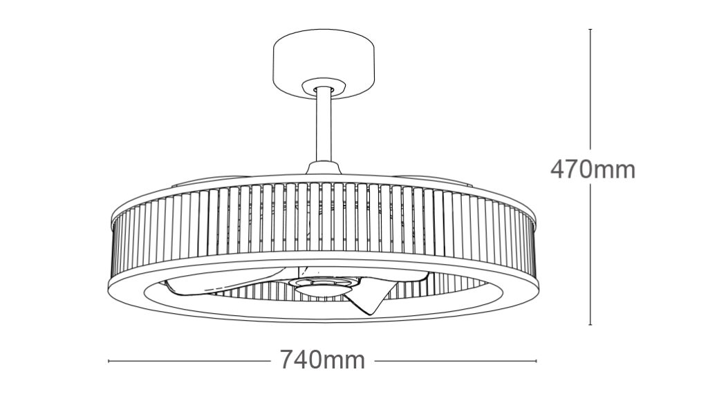 Kích thước quạt Splend