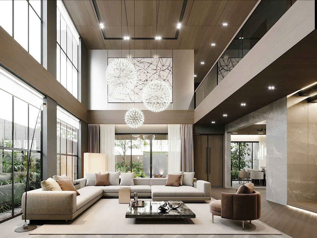 thiết kế nội thất phòng khách