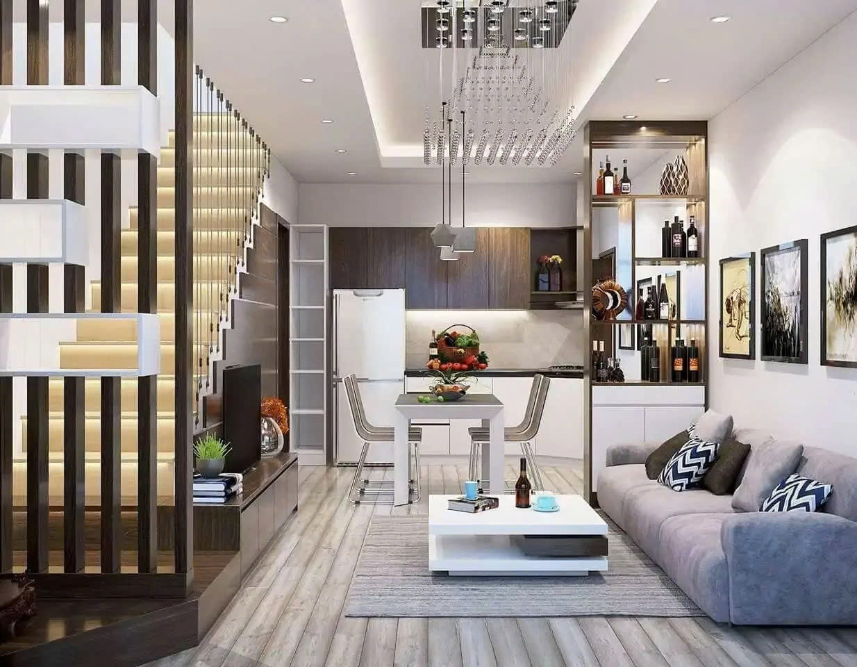 thiết kế nội thất phòng khách