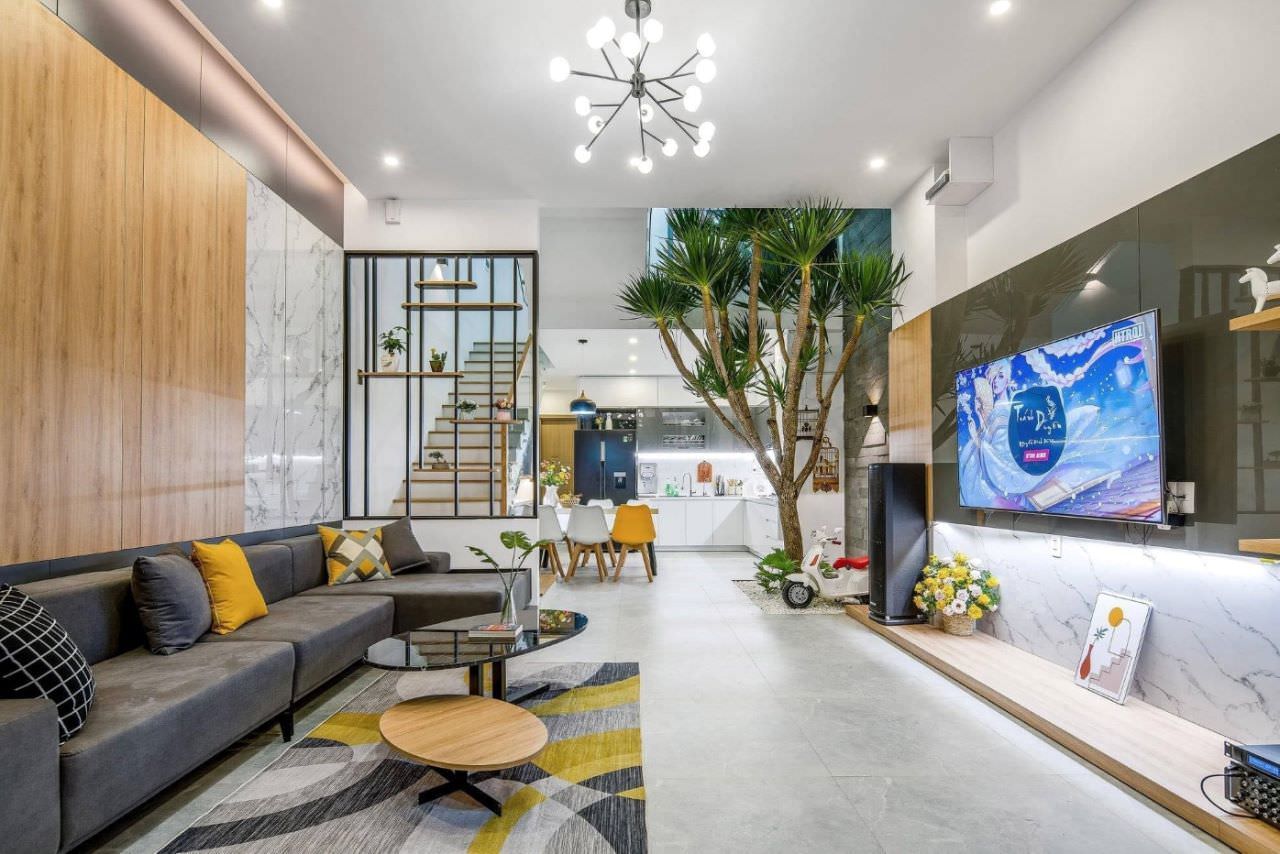 thiết kế nội thất phòng khách