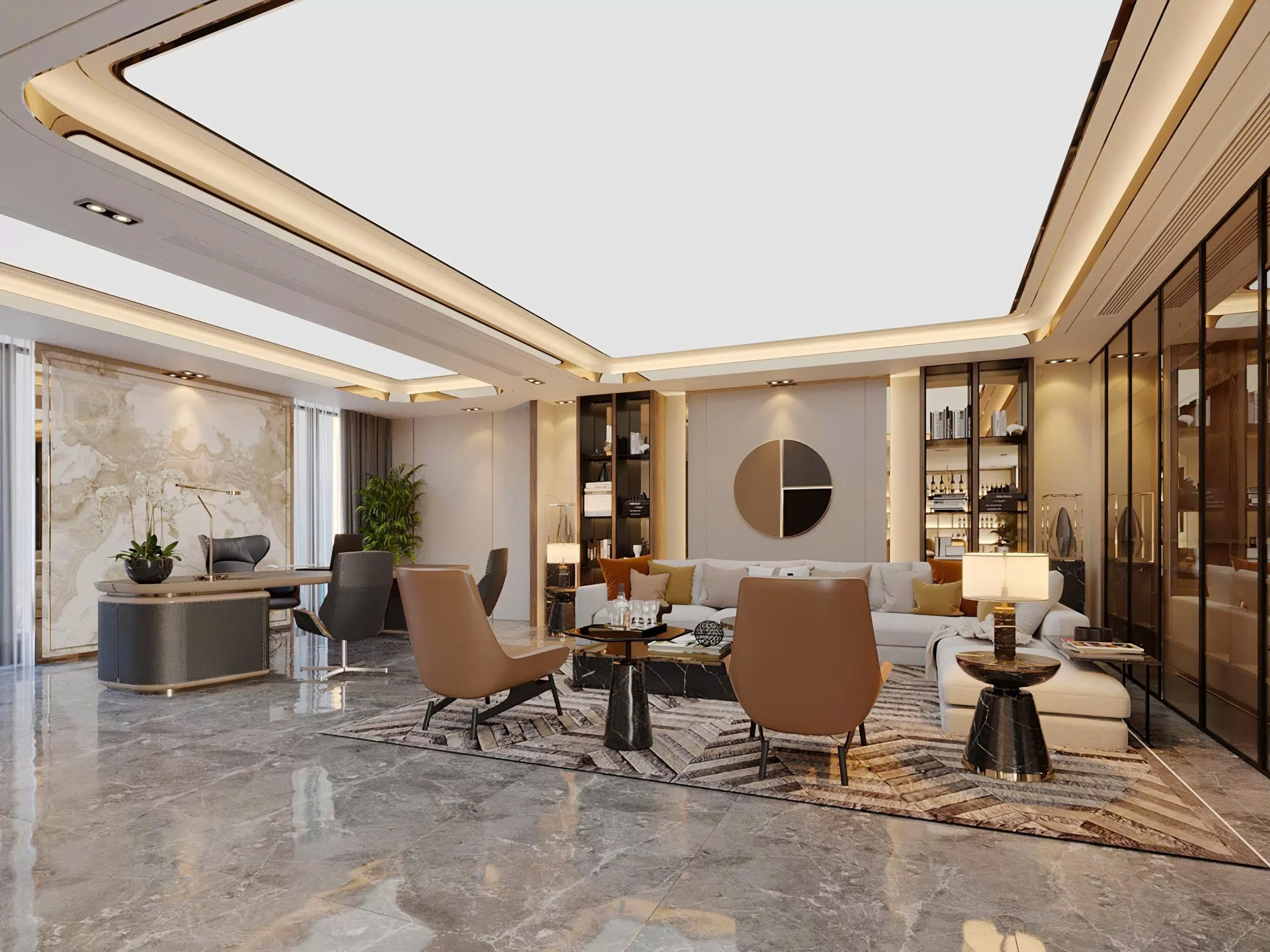 thiết kế nội thất văn phòng