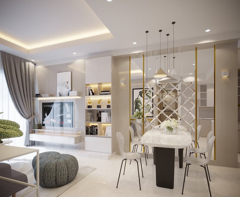 trang trí phòng khách