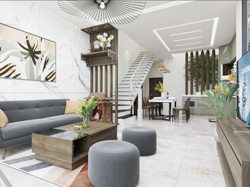 trang trí phòng khách