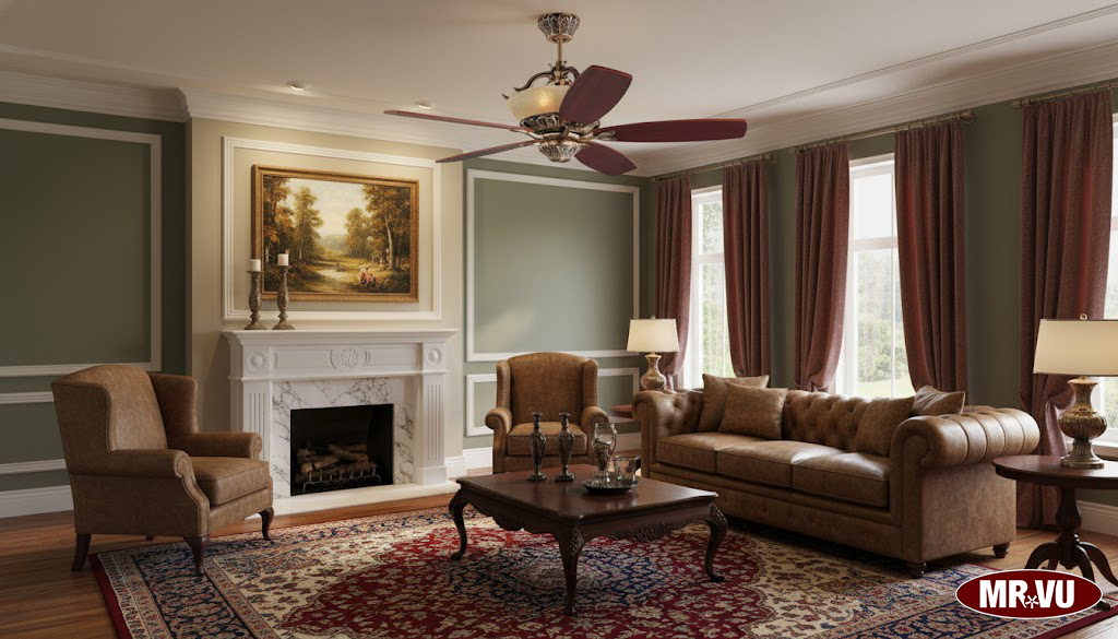 quat-tran-co-dien-biet-thu