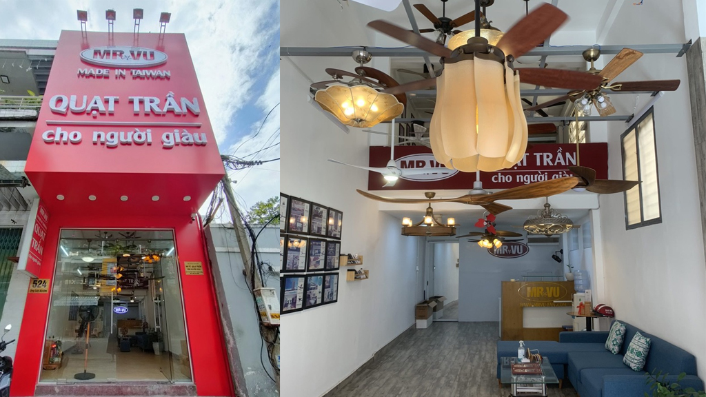 Quạt trần Đà Nẵng bền đẹp, uy tín 11 Cửa Hàng Quạt Trần Đà Nẵng Cao Cấp - Mr.Vũ®