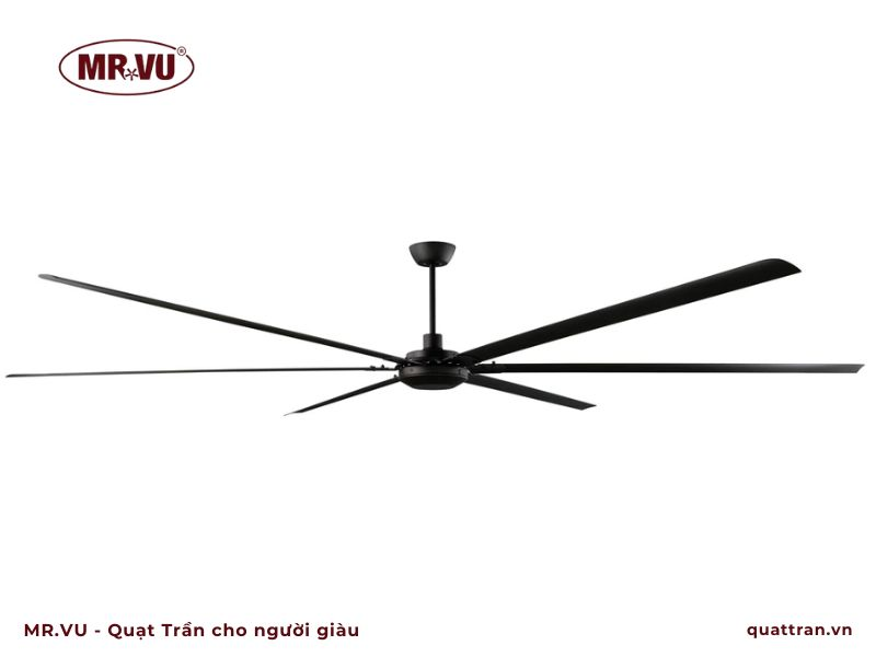 Quạt trần công nghiệp là dòng quạt được thiết kế chuyên biệt để làm mát cho không gian rộng