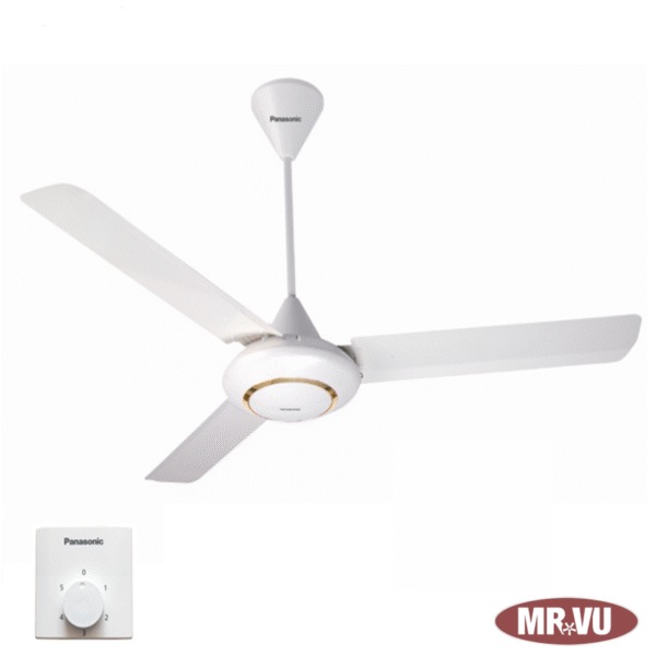 Quạt trần Panasonic F-60MZ2 3 cánh sắt bền sải 1.5m, 5 cấp gió cho trần thấp