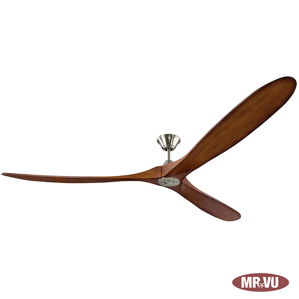 Quạt trần 3 cánh cánh gỗ hiện đại, phù hợp phong cách tối giản và sang trọng