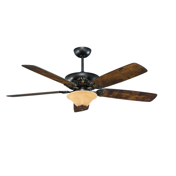 Quạt trần cánh gỗ Vintage