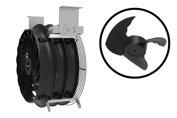 Quạt hút đẩy gió công nghiệp KOSMO-14 là sự cân bằng hoàn hảo giữa công suất và tiết kiệm điện