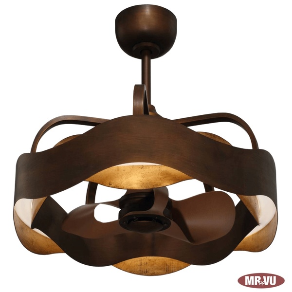 Mẫu 10: Quạt trần có đèn trang trí WAVO giấu cánh độc đáo, kiểu dáng cổ điển