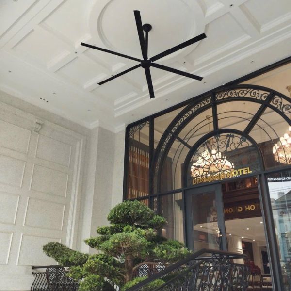 Báo giá quạt trần công nghiệp cánh dài HVLS mới nhất 10 Chế độ bảo hành động cơ dài hạn và dịch vụ bảo trì định kỳ chuyên nghiệp