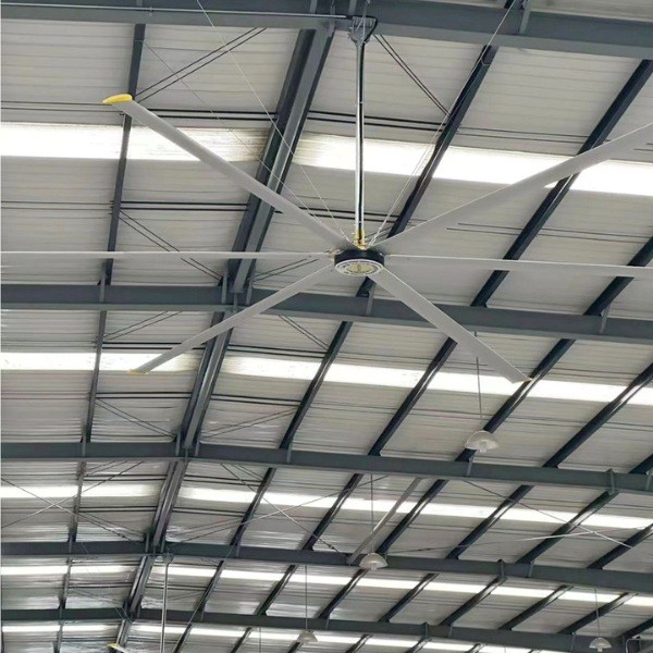Quạt trần công nghiệp HVLS 4.9m có 6 cánh