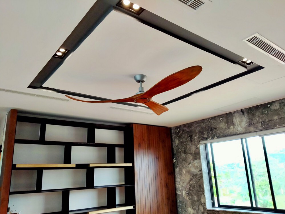 Quạt trần sải cánh 1m8 với 3 cánh gỗ tự nhiên Timmer 72