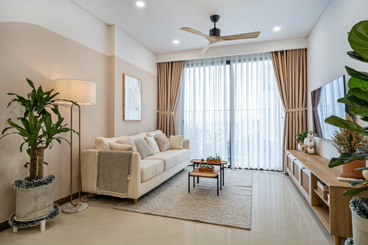 Quạt trần chung cư đang là giải pháp được rất nhiều gia đình ưa chuộng