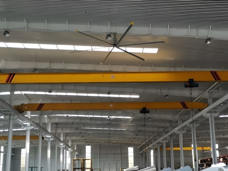 Hướng dẫn lắp đặt quạt trần công nghiệp HVLS 11 Chạy thử giúp đánh giá độ ổn định trước khi bàn giao sử dụng