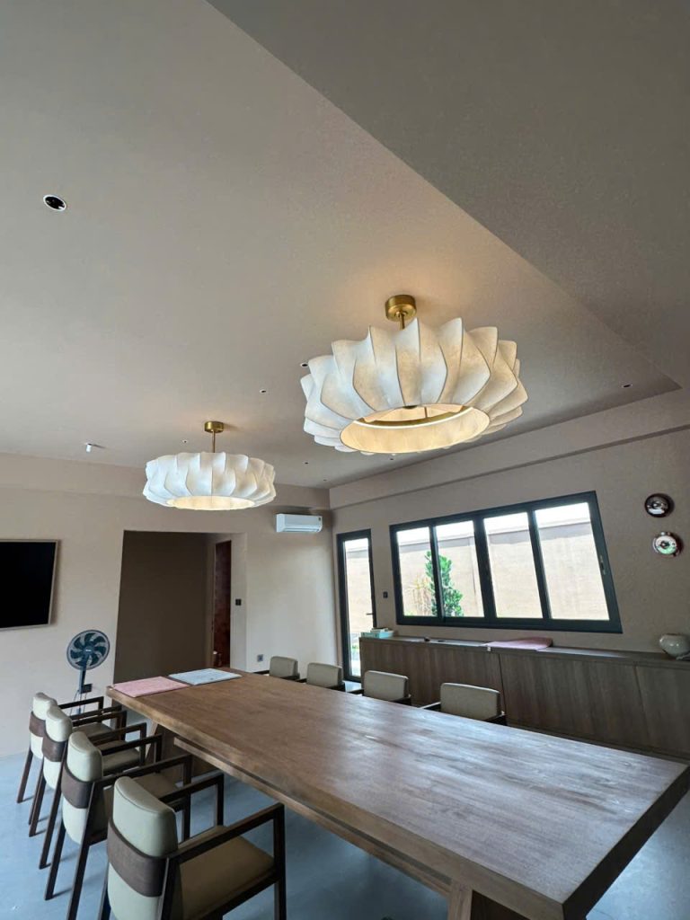 Quạt đèn Cloud 1 Mẫu quạt đèn độc lạ Cloud được gia chủ lắp cho Villa tại Vũng Tàu