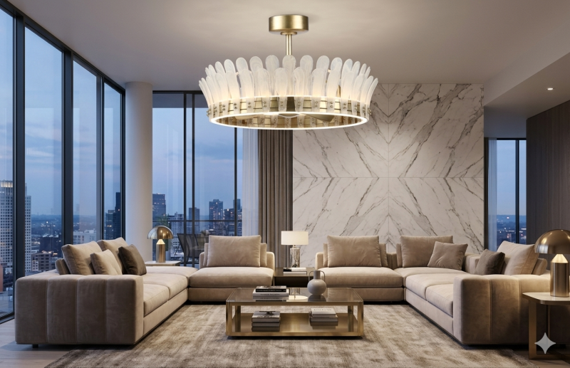 Phòng Khách Hiện Đại Sang Trọng (Modern Luxury)
