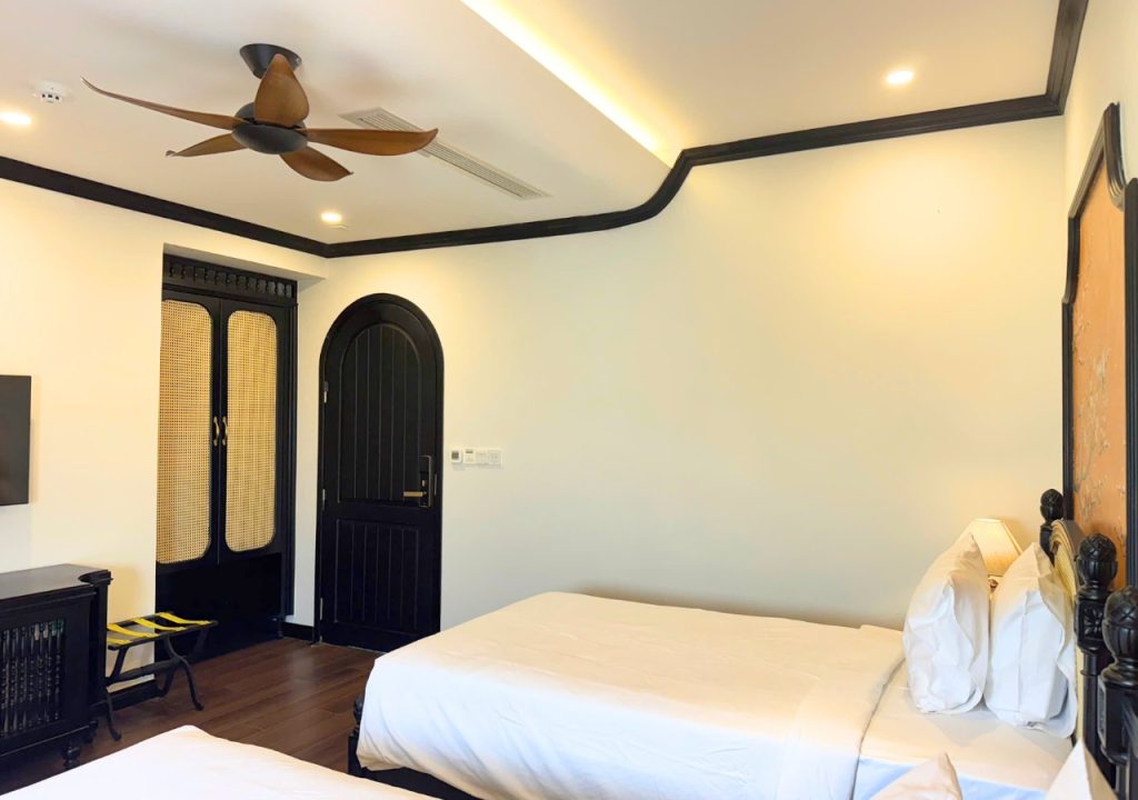 Quạt cánh nhỏ Cora lắp đặt tại phòng nghỉ Yzistel Hội An