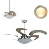 Quạt trần Sole Wood - quạt trần cánh xếp gỗ trang trí