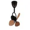Quạt trần FINO màu Walnut - quạt treo tường đẹp gỗ nâu