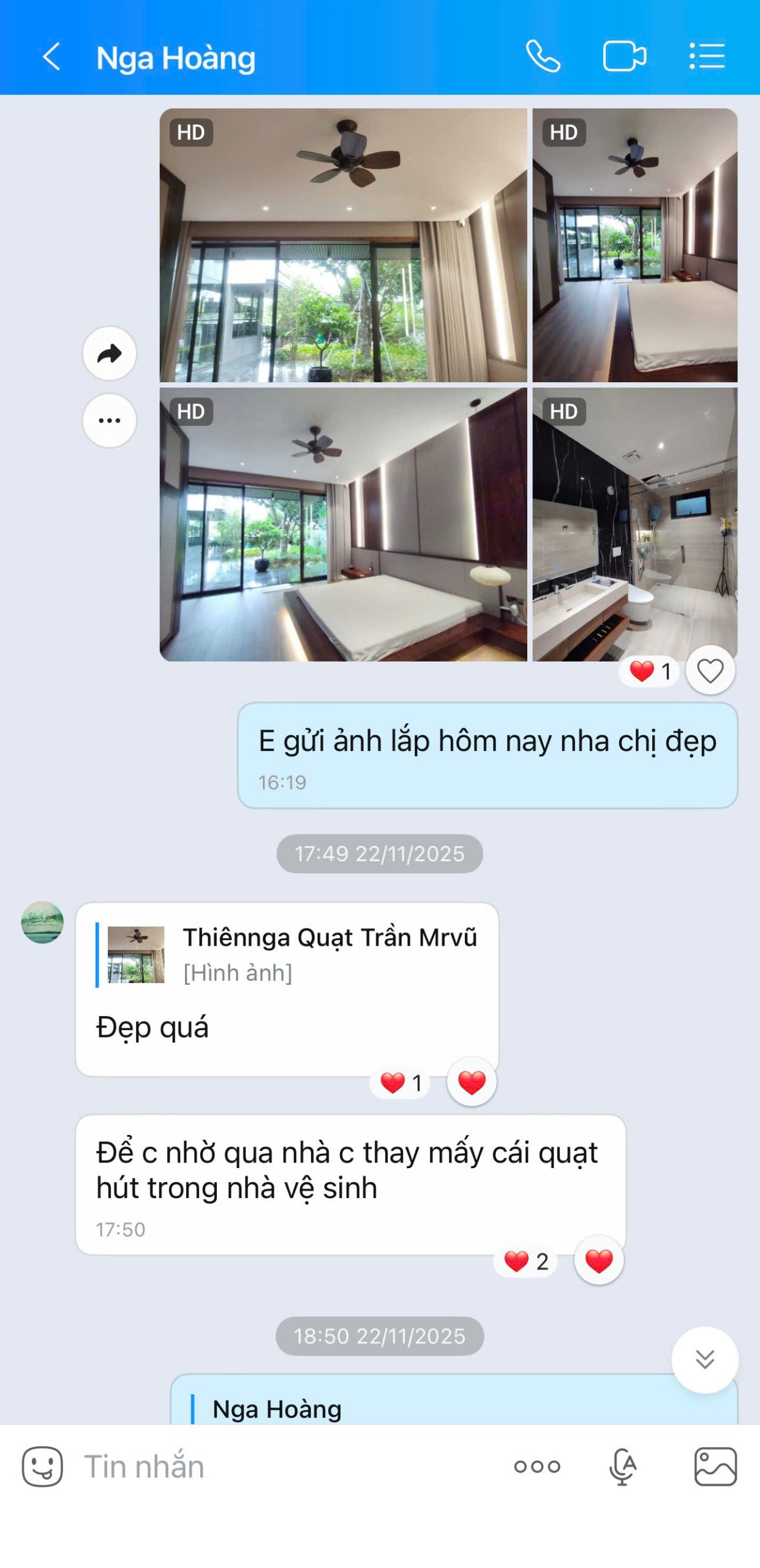 khách đánh giá quạt Idol