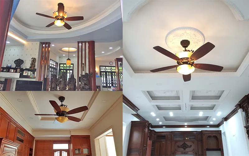 Mẫu quạt Villa cao cấp