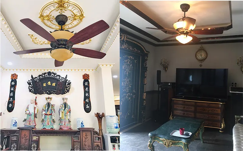 Quạt Villa lắp đặt nhà phố