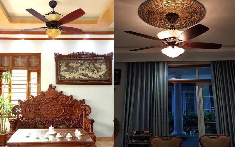 Quạt Villa lắp biệt thự